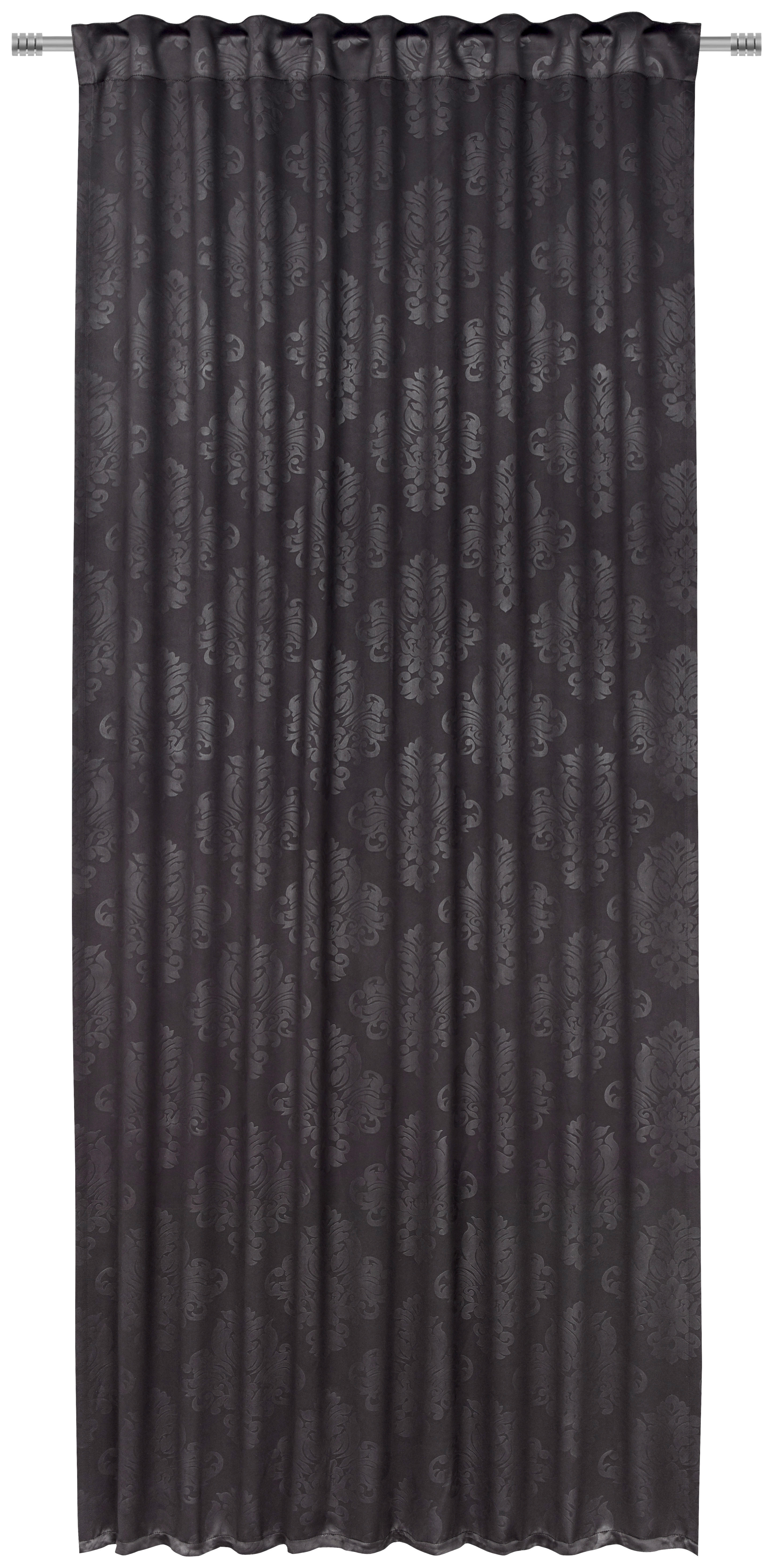 FERTIGVORHANG black-out (lichtundurchlässig)  - Schwarz, Konventionell, Textil (135/245cm) - Boxxx