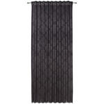 FERTIGVORHANG black-out (lichtundurchlässig)  - Schwarz, KONVENTIONELL, Textil (135/245cm) - Boxxx