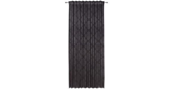 FERTIGVORHANG black-out (lichtundurchlässig)  - Schwarz, KONVENTIONELL, Textil (135/245cm) - Boxxx