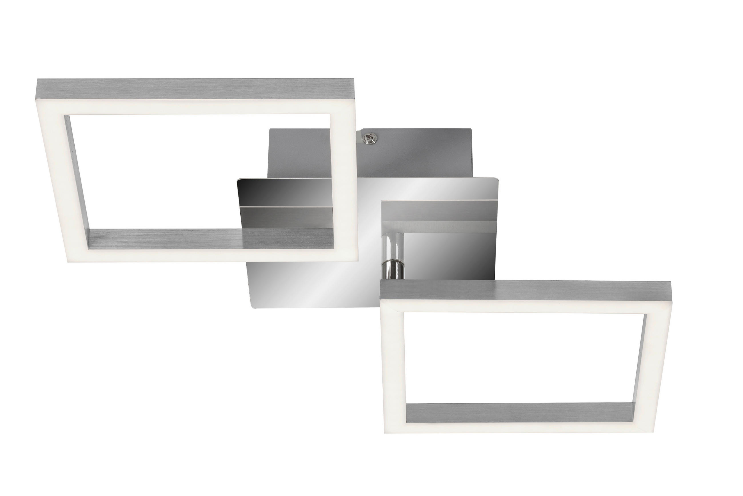 LED-DECKENLEUCHTE 47/22.6/7.3 cm  - Alufarben, Design, Kunststoff/Metall (47/22.6/7.3cm)