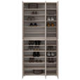 SCHUHSCHRANK  in 100/210/34 cm  - Kaschmir, KONVENTIONELL, Holzwerkstoff/Kunststoff (100/210/34cm) - Xora