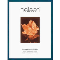 BILDERRAHMEN 10/15 cm  - Dunkelblau, Basics, Glas/Holz (10/15cm) - Nielsen