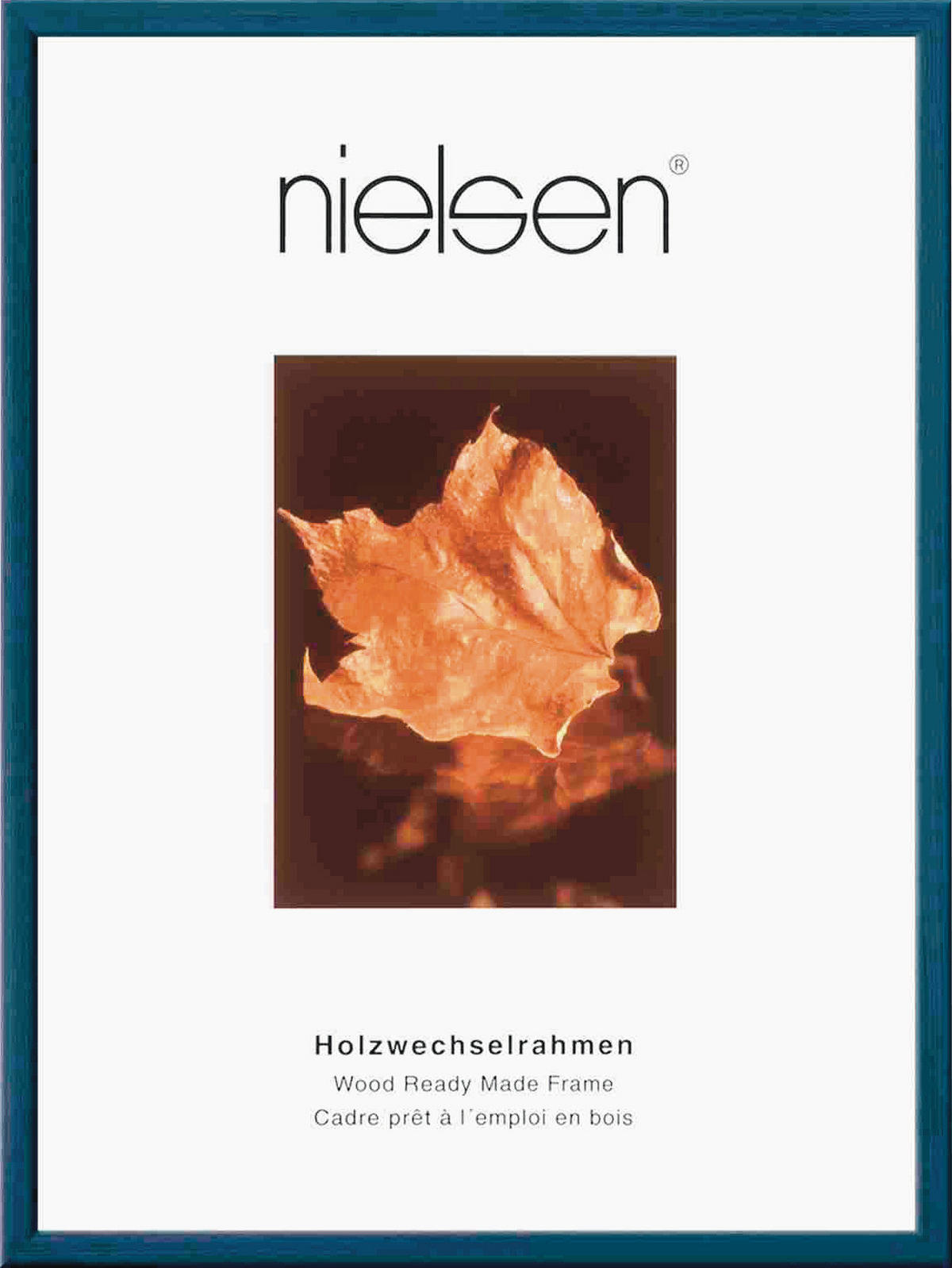 BILDERRAHMEN 10/15 cm  - Dunkelblau, Basics, Glas/Holz (10/15cm) - Nielsen