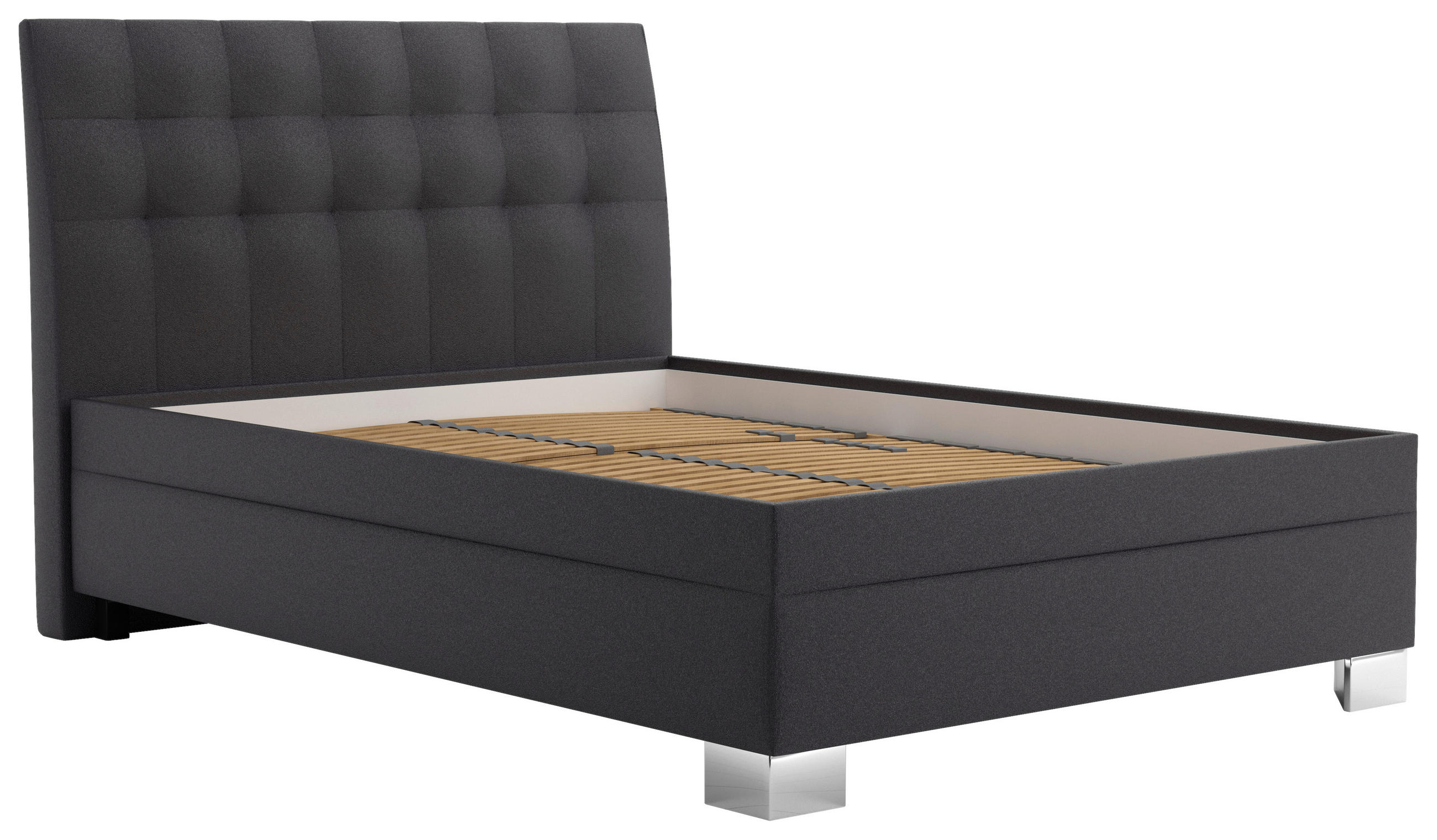 Blanar ČALÚNENÁ POSTEĽ, 140/200 cm, antracitová