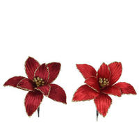 KUNSTBLUME - Rot, LIFESTYLE, Kunststoff (13,00/5cm)