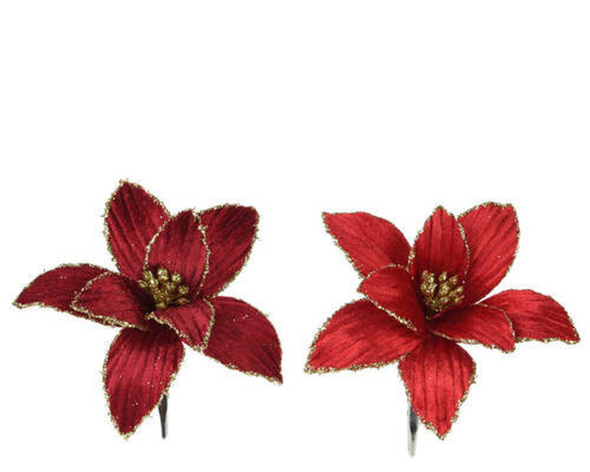 KUNSTBLUME - Rot, LIFESTYLE, Kunststoff (13,00/5cm)