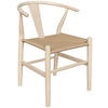 STOL  - ek Bianco/naturfärgad, Modern, trä (55/77/55cm) - Niels Andersson
