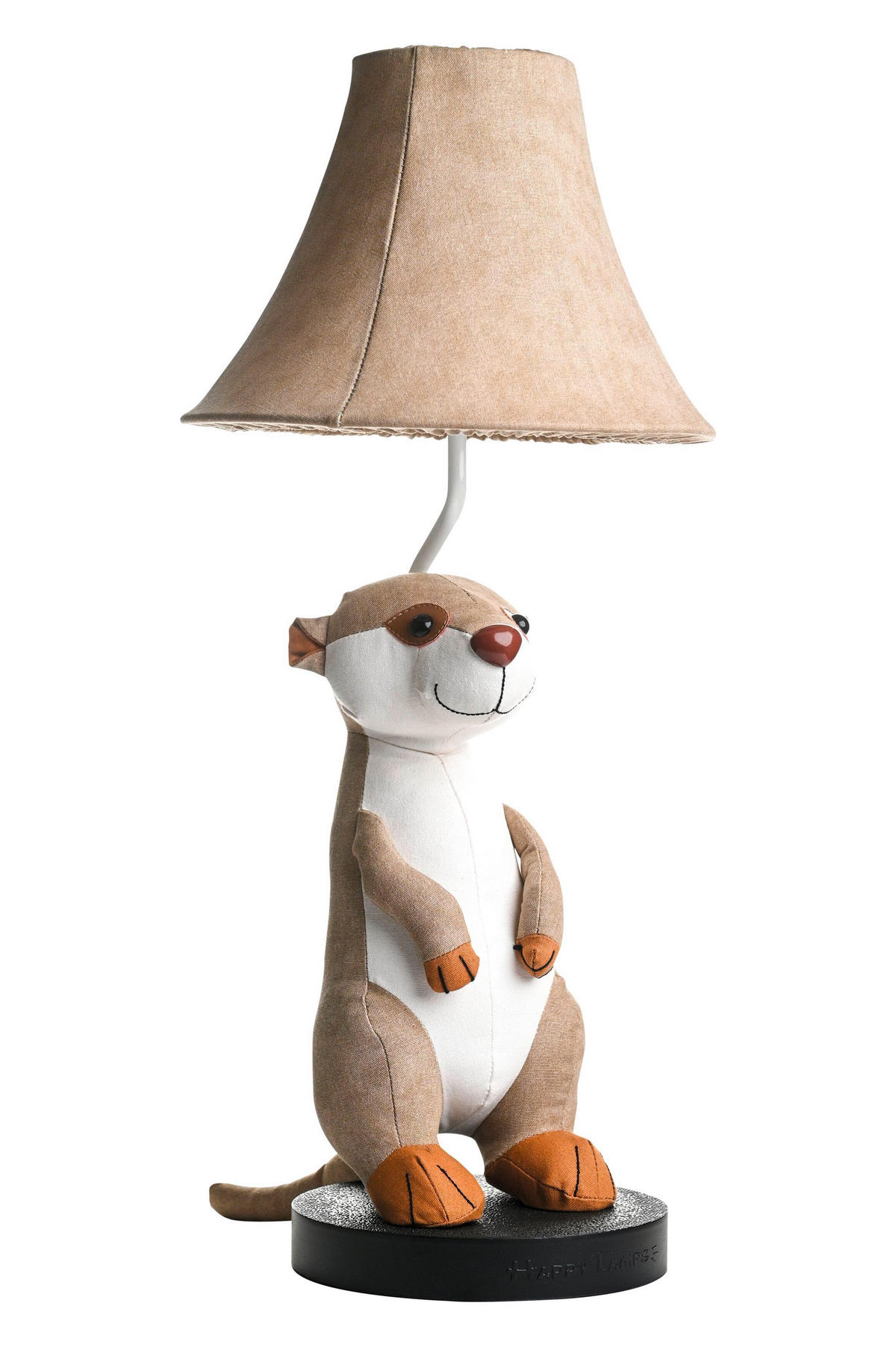 LED-KINDERTISCHLEUCHTE 28/26,5/61 cm   - Beige/Weiß, Trend, Textil/Metall (28/26,5/61cm) - Happy Lamps