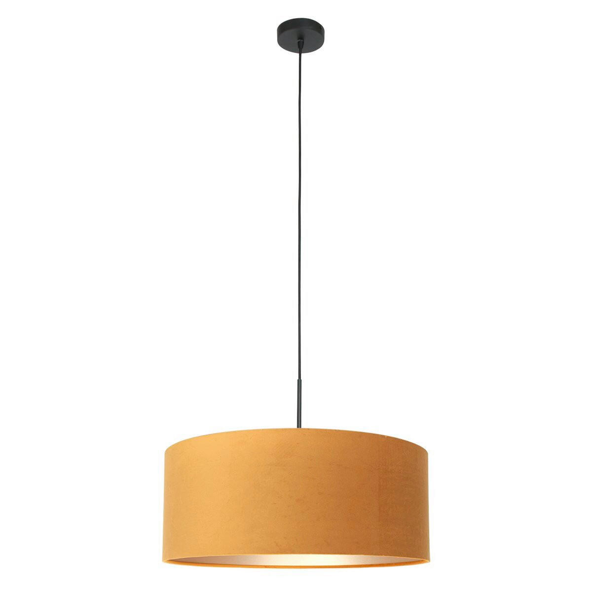 HÄNGELEUCHTE  50/135/50 cm   - Goldfarben, Trend, Leder (50/135/50cm)