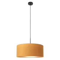 HÄNGELEUCHTE  50/135/50 cm   - Goldfarben, Trend, Leder (50/135/50cm)