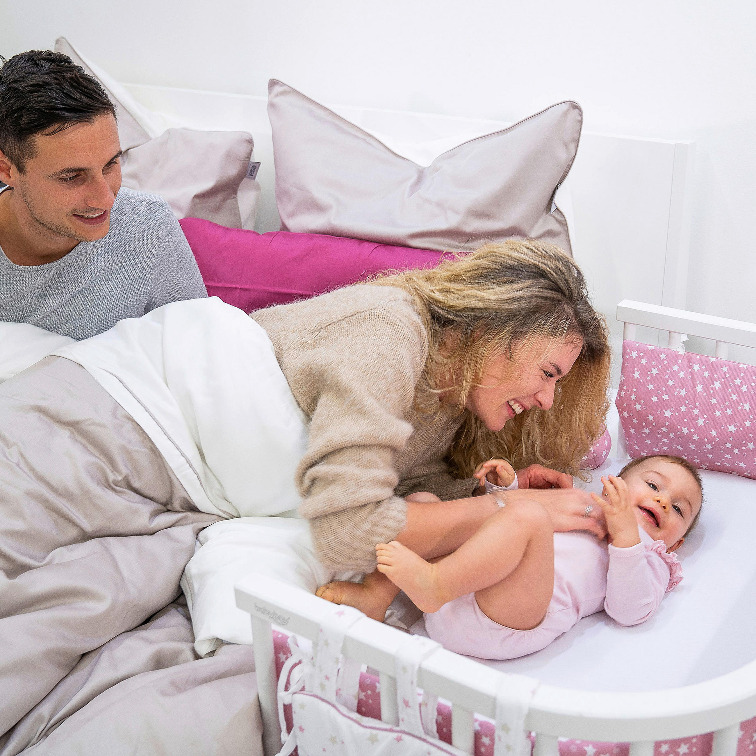 BEISTELLBETTMATRATZE Babybay  89/49,50 cm    - Weiß, Basics, Textil (89/49,50cm) - Babybay