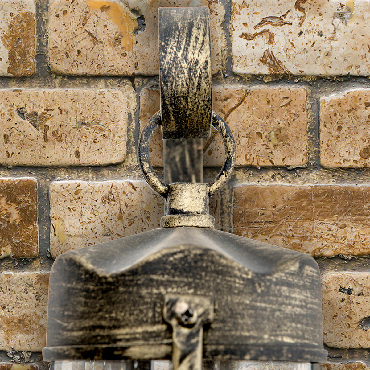 AUßENWANDLEUCHTE Taverna   - Schwarz, LIFESTYLE, Glas/Metall (12,5/26/17cm)