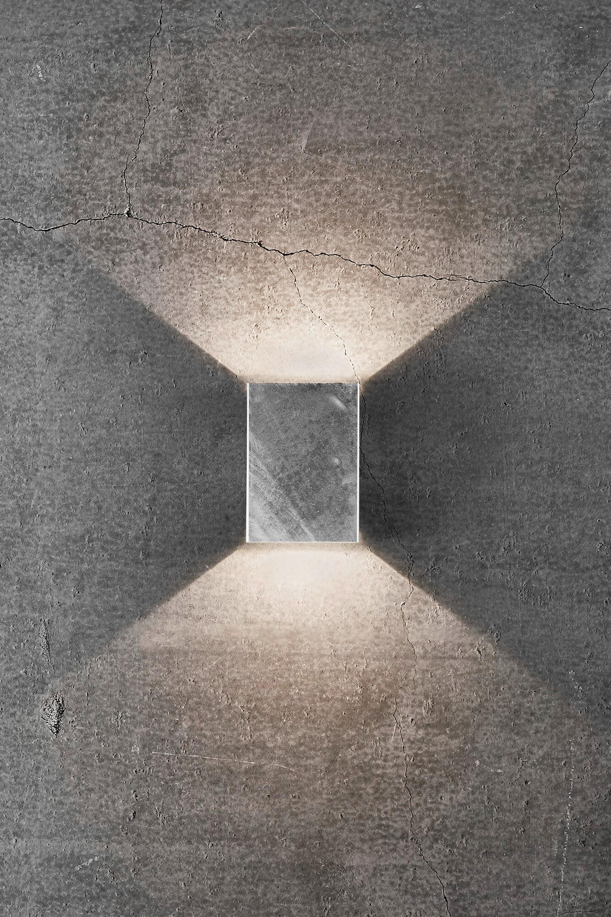 WANDLEUCHTE Fold 14.9/5/10.6 cm  - Zinkfarben, Design, Metall (14.9/5/10.6cm) - Nordlux