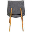 STUHL  Stoffauswahl Webstoff  - Eichefarben/Dunkelgrau, MODERN, Holz/Textil (48/89,5/60cm) - Carryhome