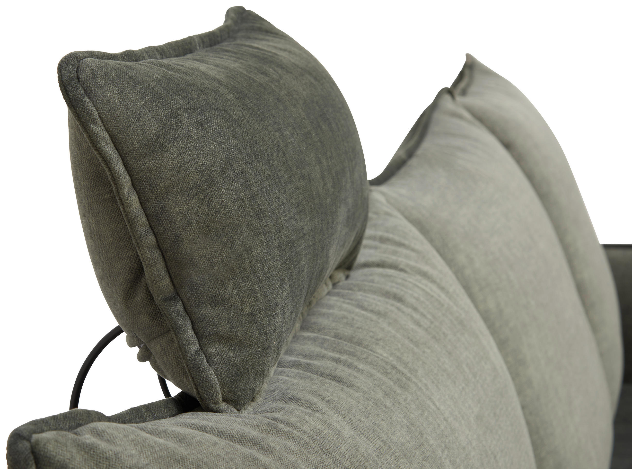 KOPFSTÜTZE in Flachgewebe - Graphitfarben, Design, Textil (57/25/15cm) - Hom`in
