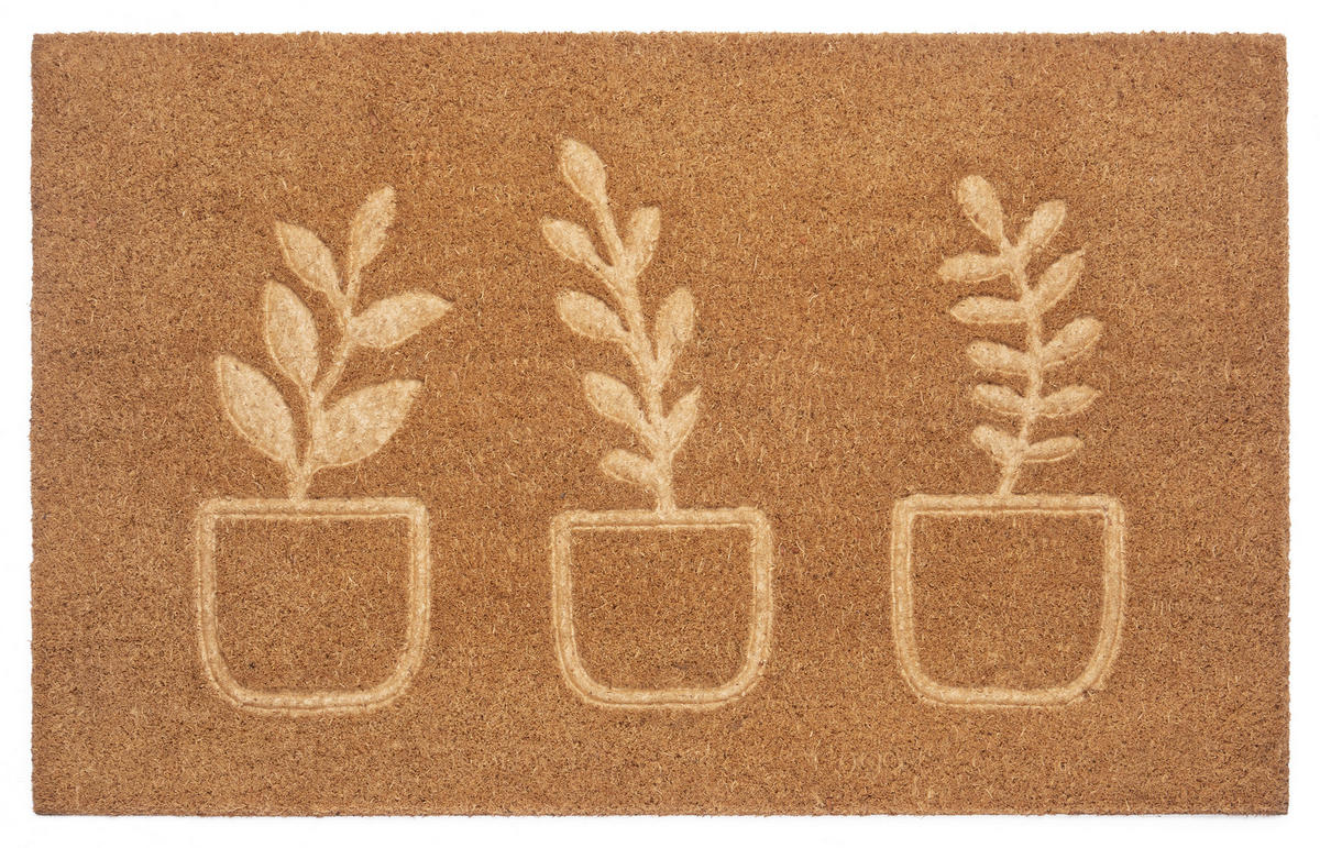KOKOSMATTE 45/75 cm Mix Mats  - Hellbraun, Basics, Naturmaterialien/Kunststoff (45/75cm) - Esposa