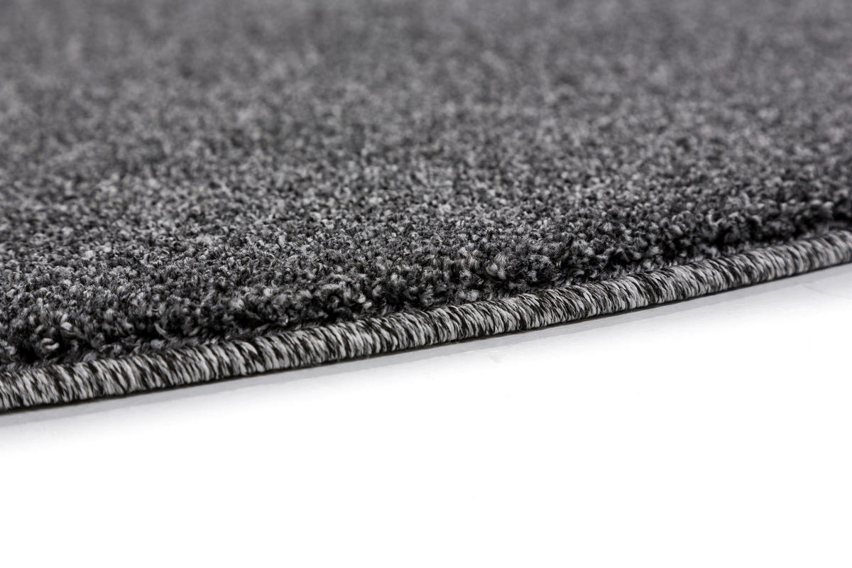 WEBTEPPICH 160/160 cm Pure Anthrazit  - Anthrazit, Basics, Textil (160/160cm) - Schöner Wohnen