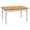 ESSTISCH in Holz 140/90/78 cm  - Laugenfarbig/Weiß, ROMANTIK / LANDHAUS, Holz (140/90/78cm) - Boxxx