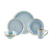 KOMBISERVICE Blau 20-teilig GLOSSY  - Blau, Trend, Keramik - Novel