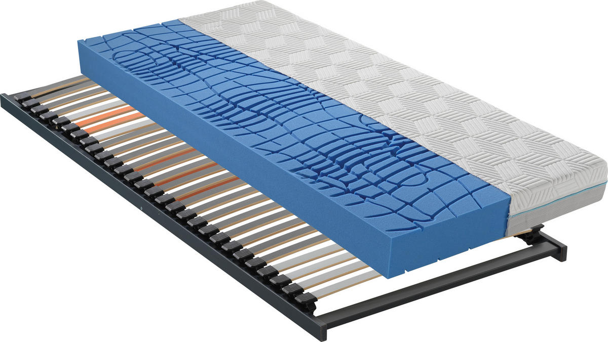 MATRATZENSET 90/200 cm  - Anthrazit, Basics, Holz (90/200cm) - Dieter Knoll