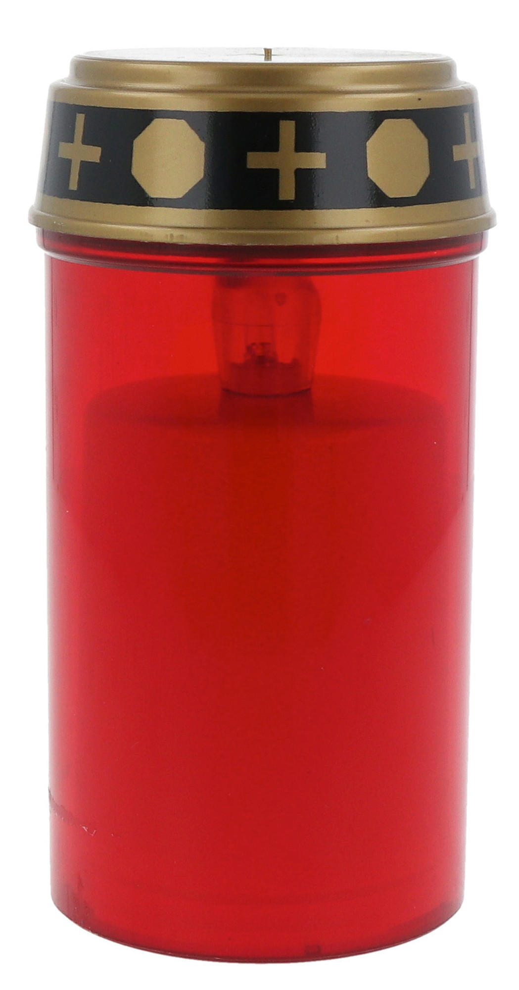 KERZE MIT LED  - Multicolor, Basics, Kunststoff (6,5/6,5/12,5cm)