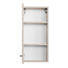 OBERSCHRANK Buchefarben - Chromfarben/Buchefarben, Design, Holzwerkstoff/Metall (30/64/20cm) - Carryhome