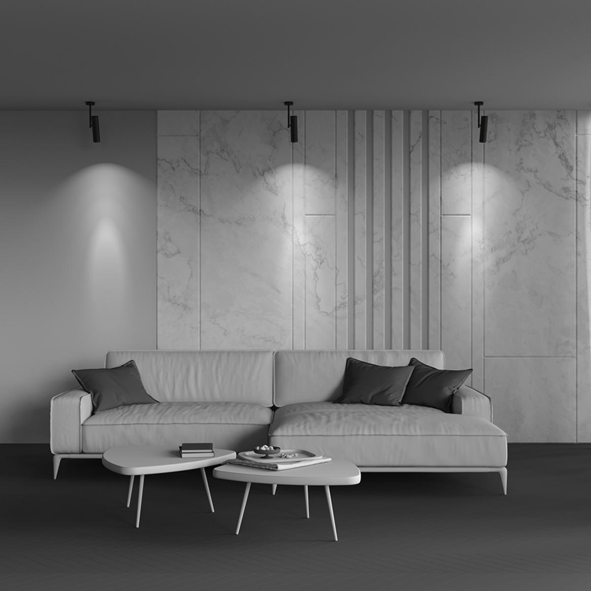 DECKENLEUCHTE 7/28/20 cm   - Schwarz, Basics, Metall (7/28/20cm) - MAYTONI