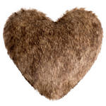 FELLKISSEN    - Braun, Natur, Textil (40/40cm) - Ambia Home