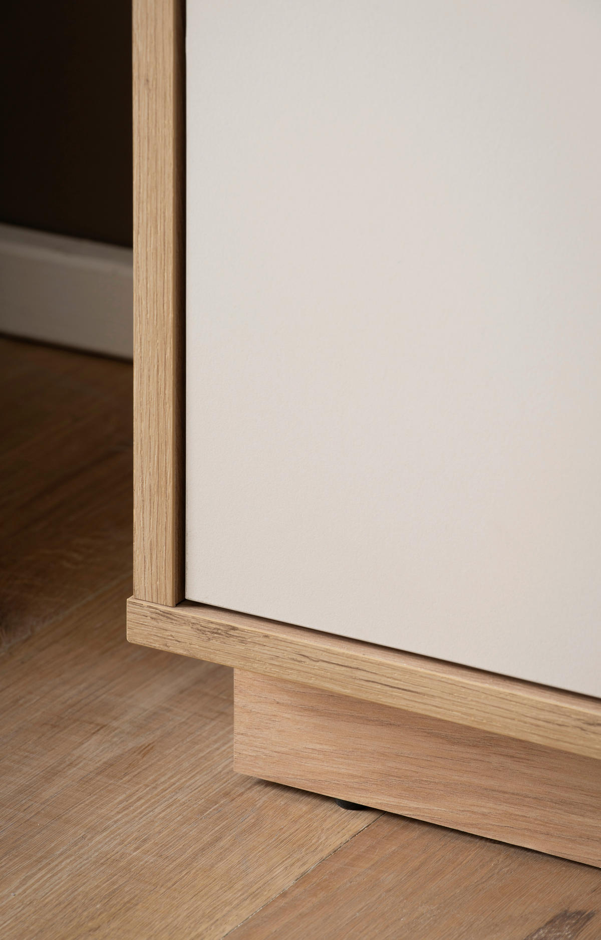 VITRINE  in Kaschmir, Eiche Artisan - Kaschmir/Eiche Artisan, Design, Glas/Holzwerkstoff (75/144/40cm) - MID.YOU