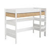 HOCHBETT 90/200 cm,  in Weiß, Eichefarben, Leiter  - Eichefarben/Weiß, Design, Holz/Holzwerkstoff (90/200cm) - Paidi
