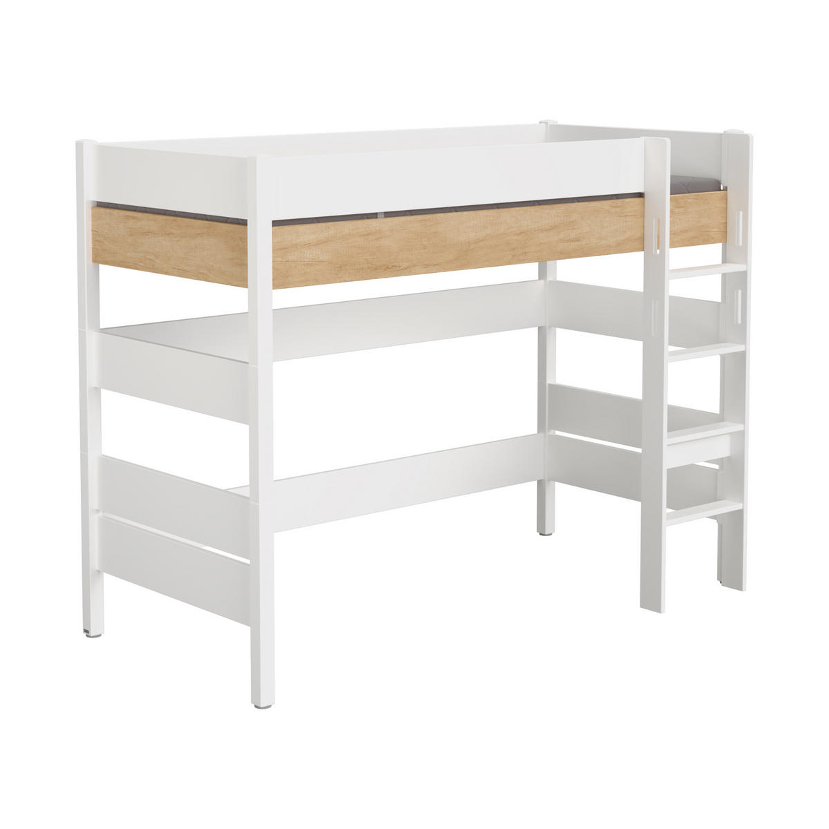 HOCHBETT 90/200 cm  - Eichefarben/Weiß, Design, Holz/Holzwerkstoff (90/200cm) - Paidi
