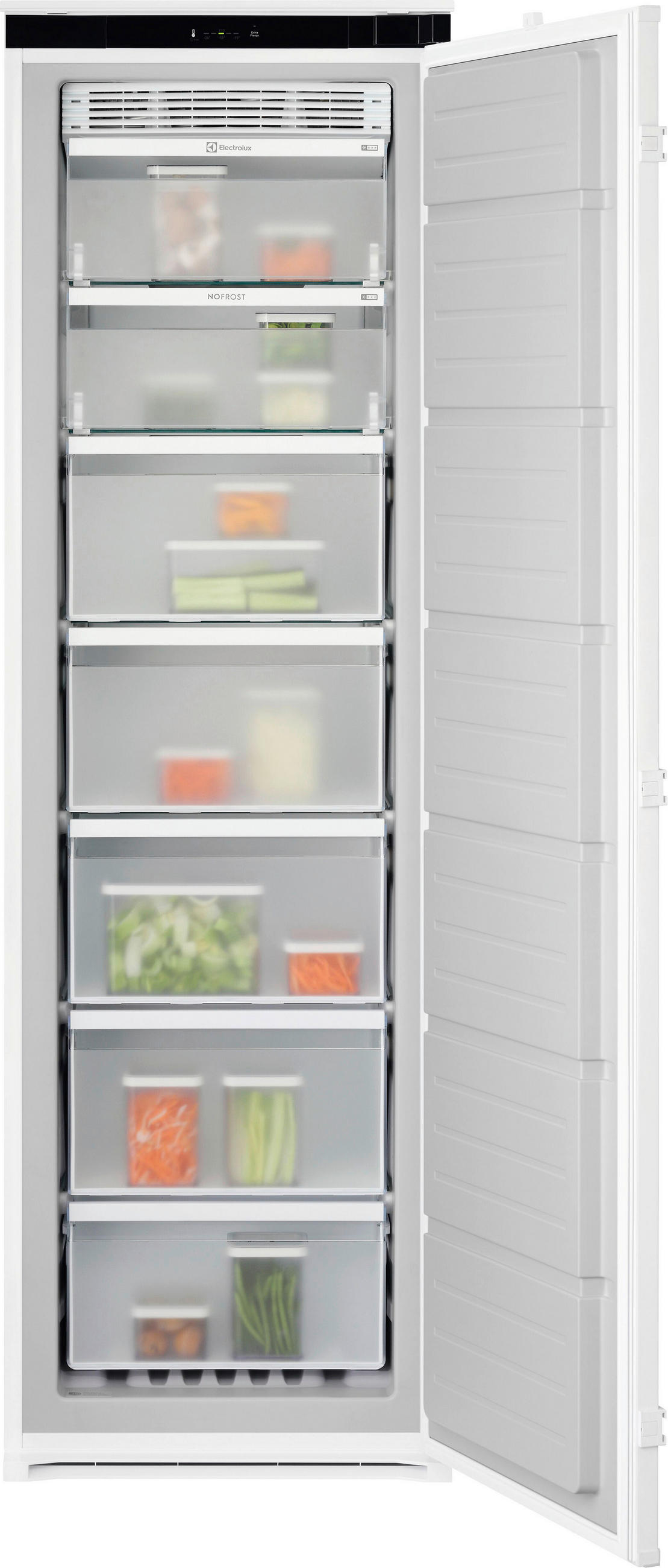 EINBAUGEFRIERSCHRANK EUN7NE18S  - Weiß, Basics, Kunststoff/Metall (54,6/177,2/54,9cm) - Electrolux