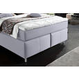 BOXSPRINGBETT 140/200 cm  in Grau  - Alufarben/Grau, KONVENTIONELL, Textil/Metall (140/200cm) - Dieter Knoll
