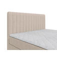 BOXBETT 140/200 cm  in Creme  - Creme/Schwarz, Basics, Kunststoff/Textil (140/200cm) - Carryhome