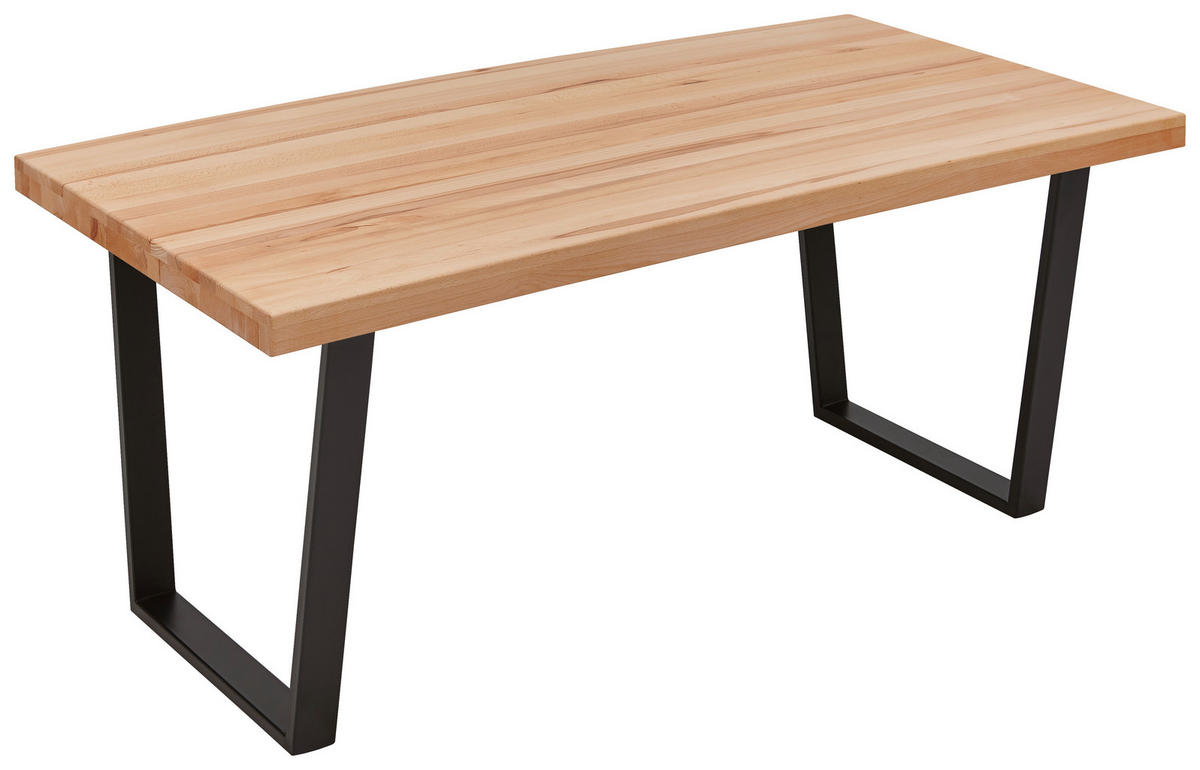TISCHGESTELL Schwarz  - Schwarz, Design, Metall (78/7,5/72cm) - Valdera