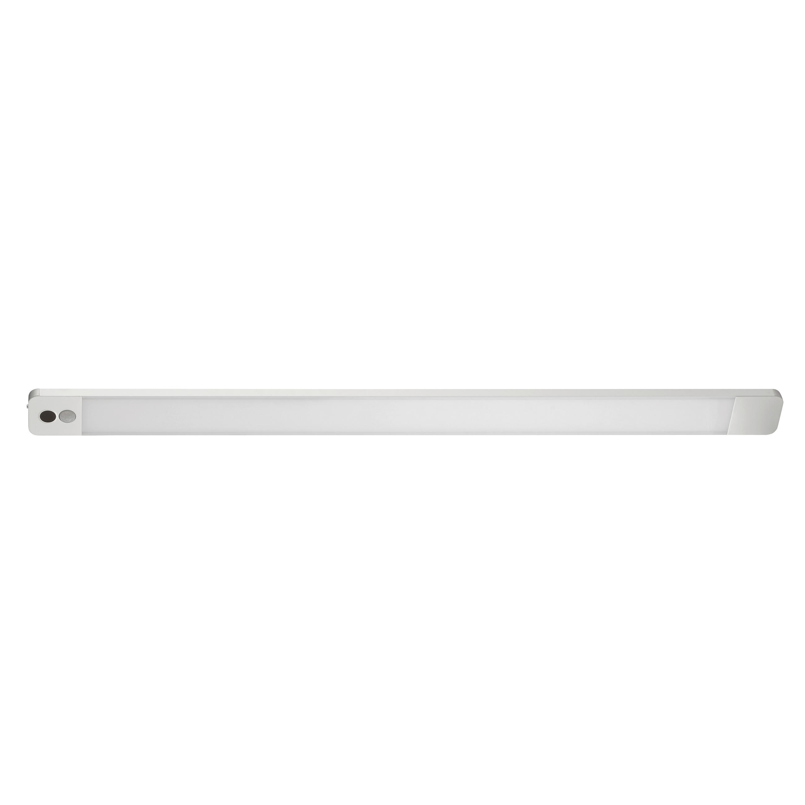 PODGRADNA SVETILJKA  - boja aluminijuma, Osnovno, metal/plastika (60/1/4cm)