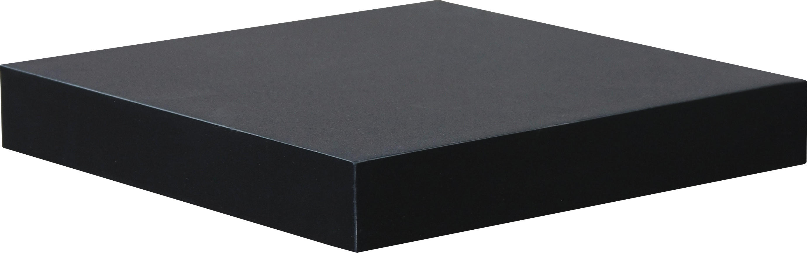 WANDBOARD Schwarz  - Schwarz, Design, Holzwerkstoff (23,5/3,8/23,5cm) - Carryhome