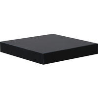 WANDBOARD Schwarz  - Schwarz, Design, Holzwerkstoff (23,5/3,8/23,5cm) - Carryhome