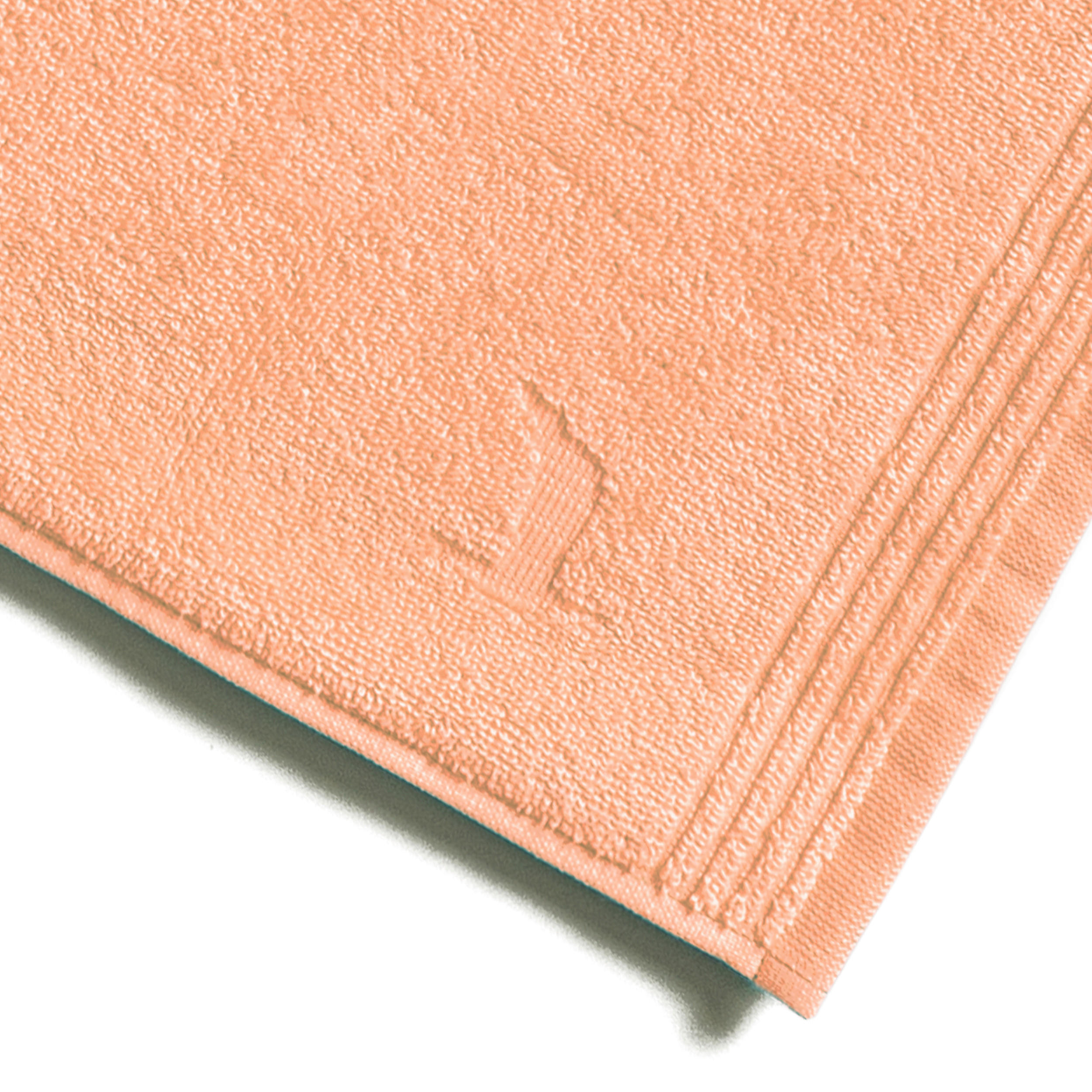 BADEMATTE Superwuschel Aprikose 50/70 cm  - Aprikose, Basics, Textil (50/70cm) - Moeve