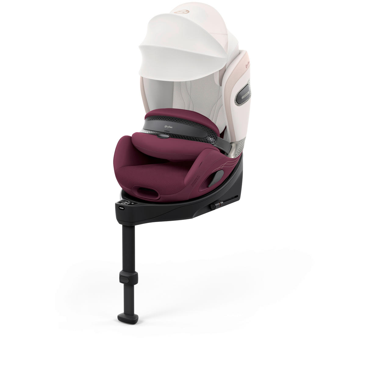 KINDERAUTOSITZ Anoris Si Style Quartz Pink  - Hellrosa, Basics, Kunststoff/Textil (68,9/48/64,1cm) - cybex PLATINUM