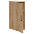 MEHRZWECKSCHRANK 30/83/40 cm  - Schwarz/Eiche Artisan, MODERN, Holzwerkstoff/Kunststoff (30/83/40cm) - Carryhome