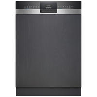 GESCHIRRSPÜLER SN53ES04TE  - Edelstahlfarben/Schwarz, Natur, Metall (59,8/81,5/57,3cm) - Siemens