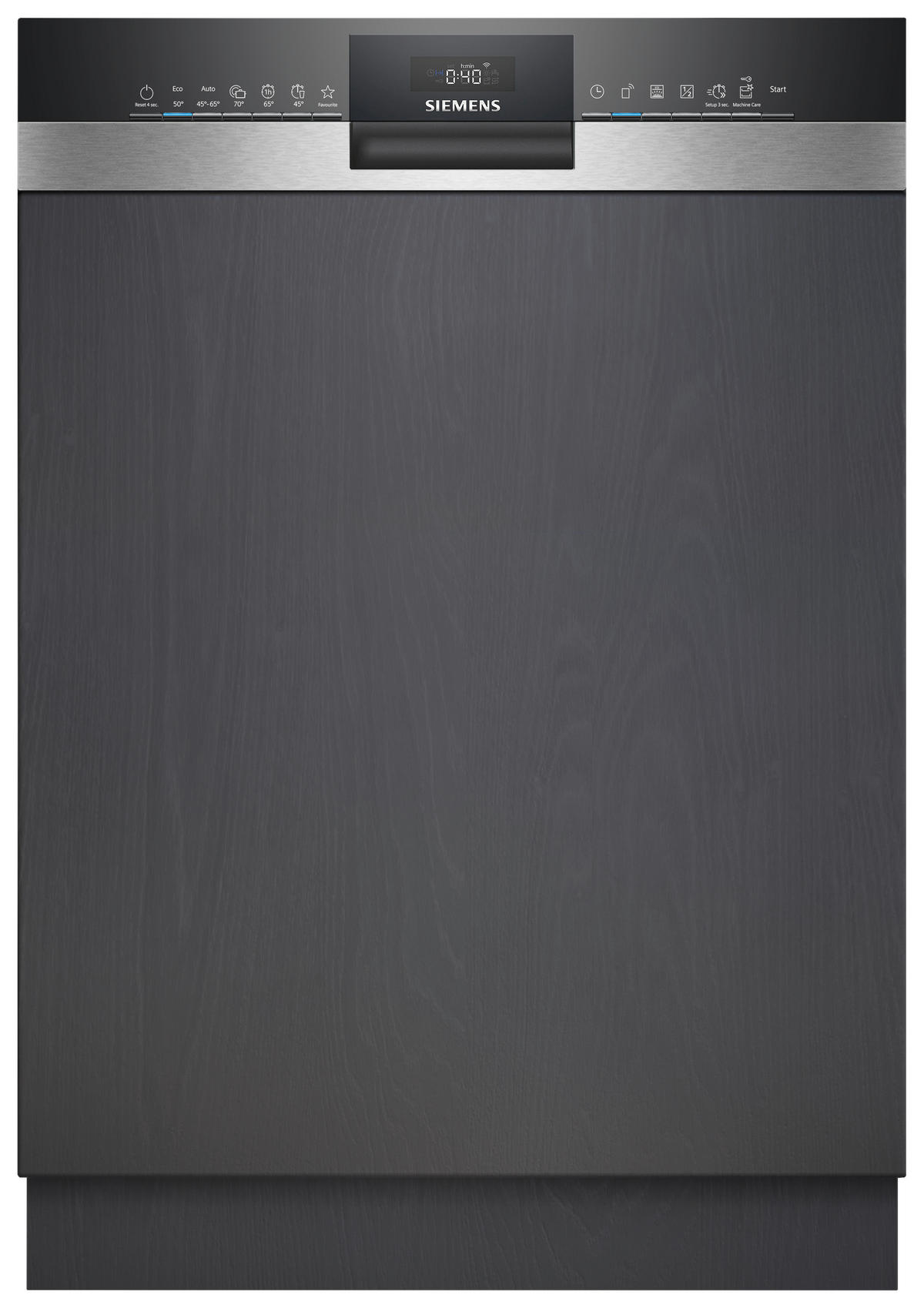 GESCHIRRSPÜLER SN53ES04TE  - Edelstahlfarben/Schwarz, Natur, Metall (59,8/81,5/57,3cm) - Siemens