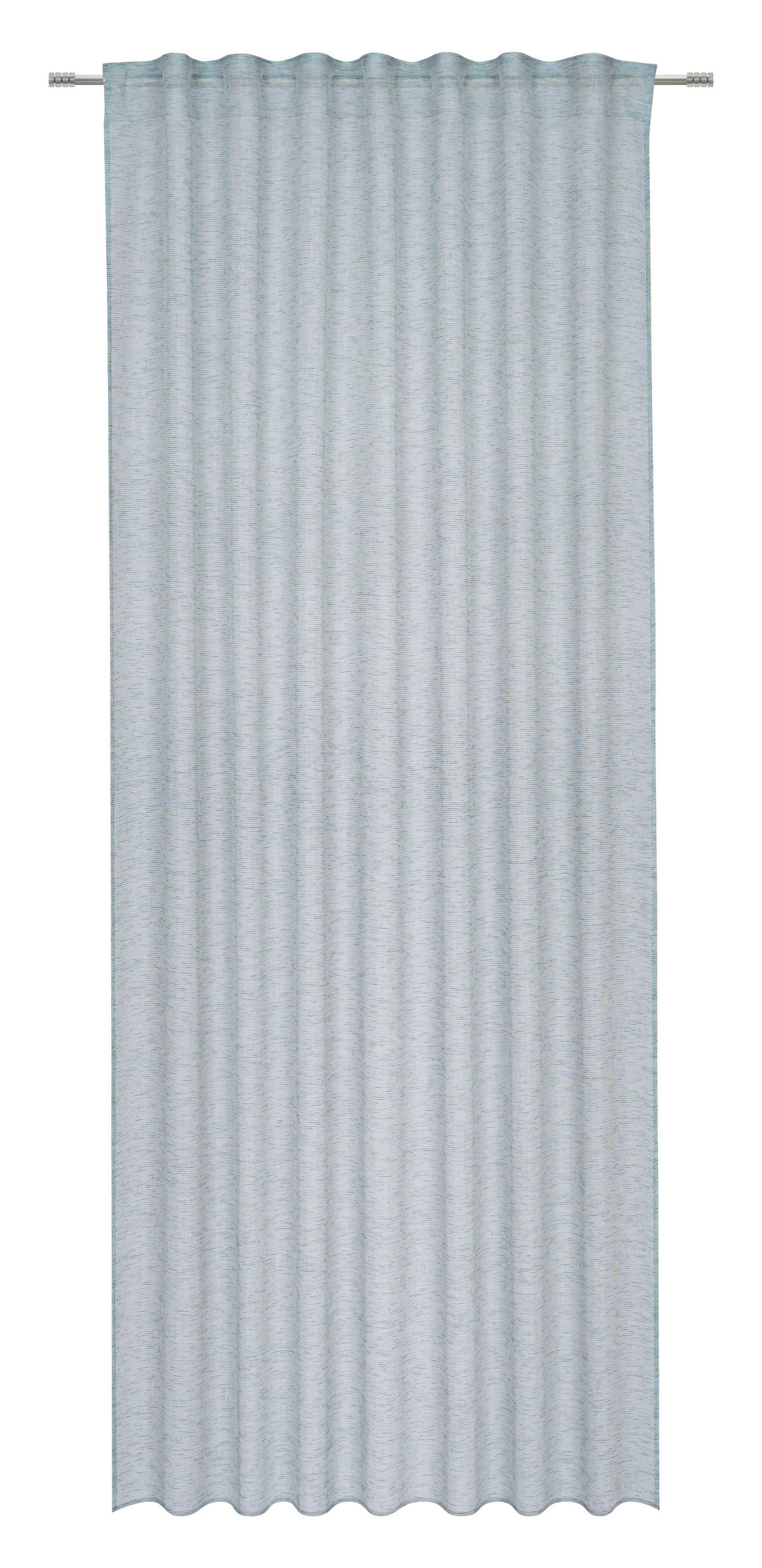 FERTIGVORHANG  transparent   140/245 cm  - Blau, Basics, Textil (140/245cm) - Esposa