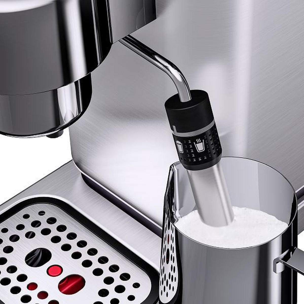 KAFFEEVOLLAUTOMAT LUMERO  - Edelstahlfarben, Basics, Metall (36,2/35,1/17,2cm) - WMF
