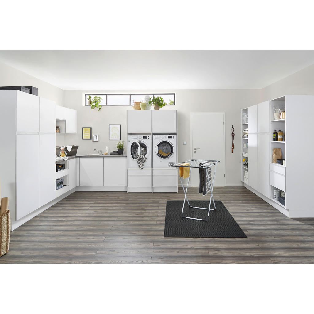 Thumbnail - Impuls Mehrzweckschrank IP 4820, Weiß, Holzwerkstoff, 2 Schubladen, 120x206.2x58 cm, Pefc, Goldenes M, Made in Germany, ...