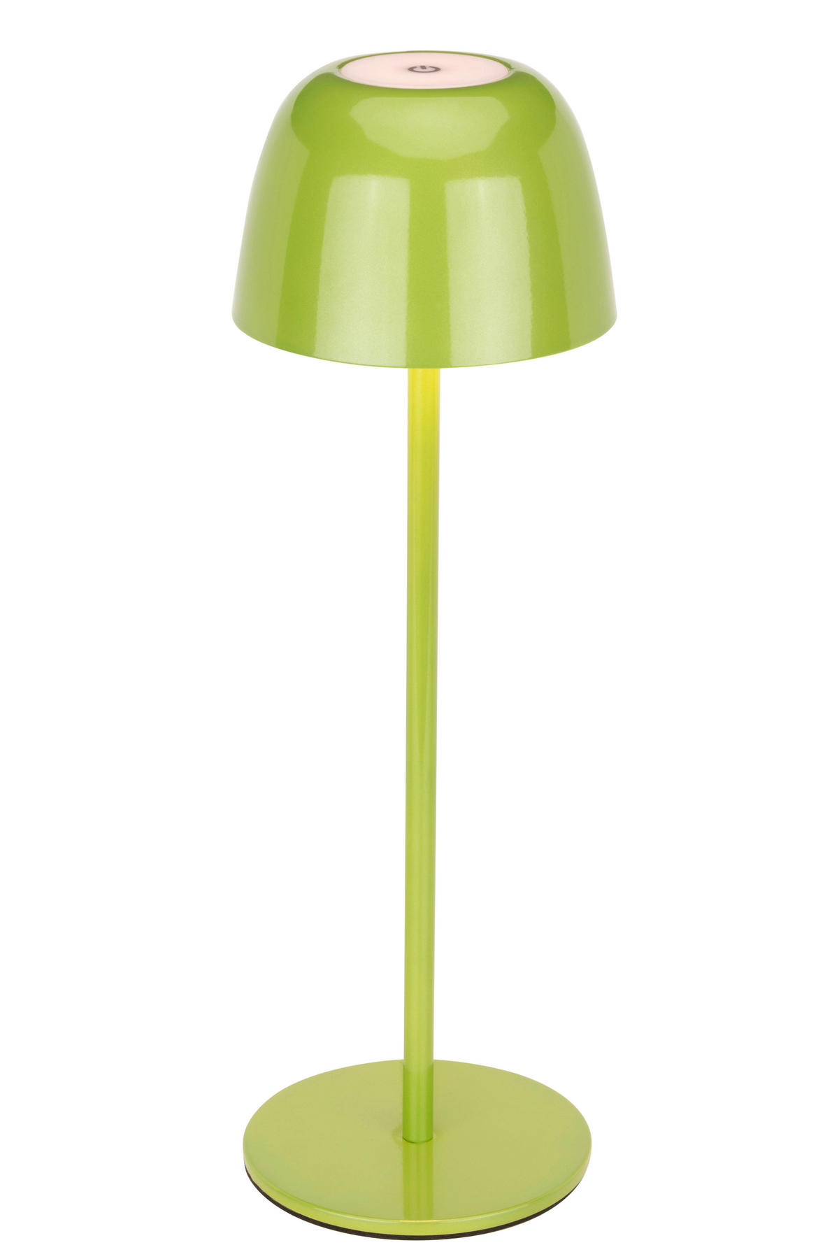 NABÍJATEĽNÁ STOLNÁ LAMPA 11/34,6 cm - zelená, Trend, kov (11/34,6cm) - Novel