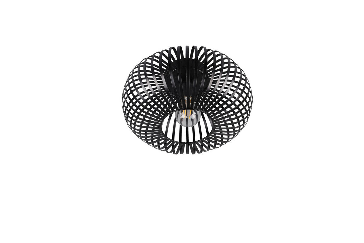 DECKENLEUCHTE  30/18 cm    - Schwarz, Design, Metall (30/18cm) - Trio Leuchten