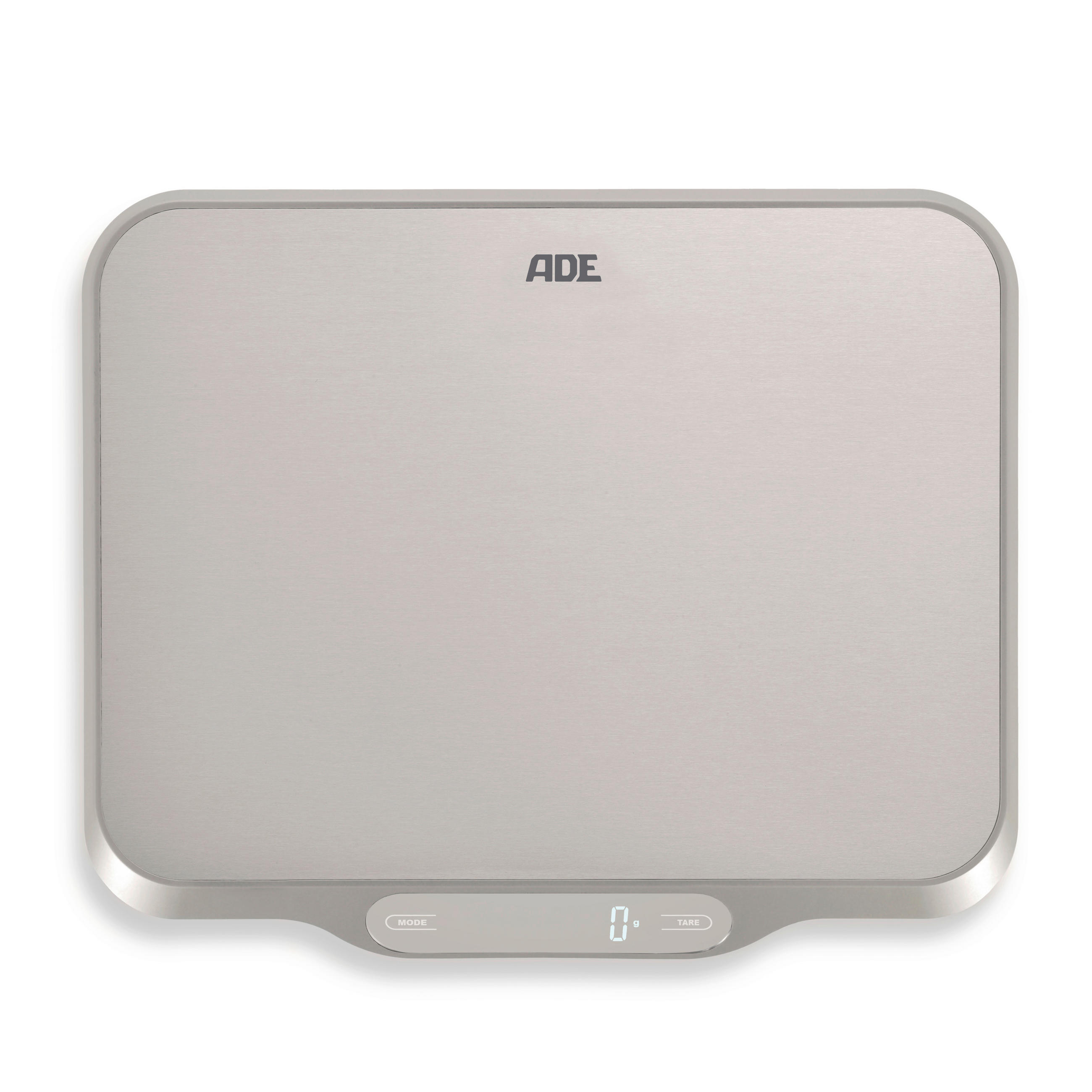 ELEKTRISCHE KÜCHENWAAGE - Edelstahlfarben, Basics, Metall (31/25,6/2,8cm) - ADE