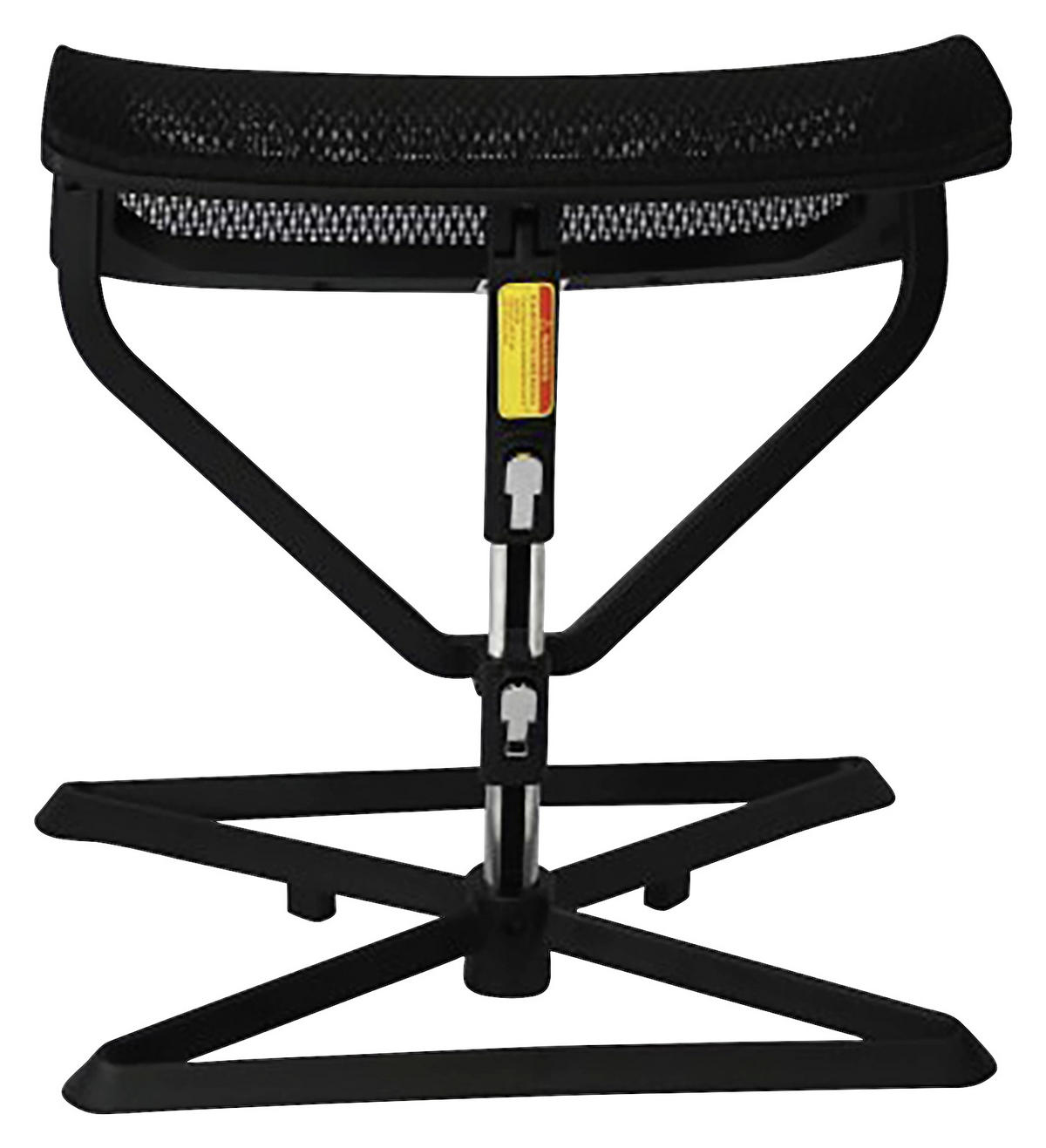 KANCELÁŘSKÁ STOLIČKA,  - černá, Basics, kov/textil (43/46/33cm) - MID.YOU